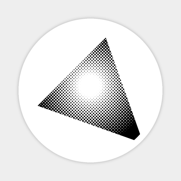 triangle raster design Magnet by lkn